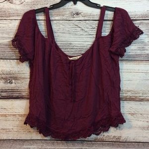 NWOT Liberty Cold Shoulder Top